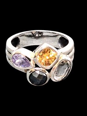 Silpada Wine Flight Ring Sz 10 R2206 925 Sterling Silver Retired